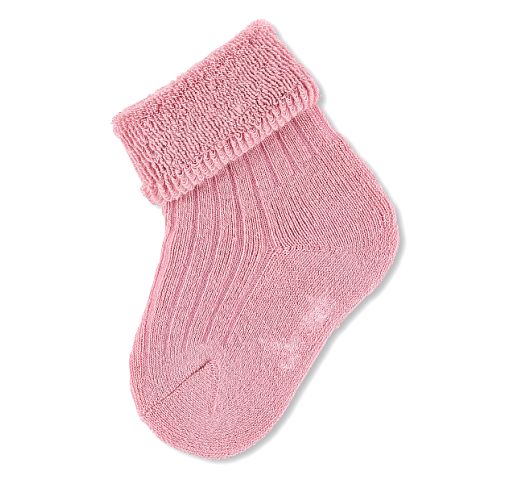 Frotinės kojinės kūdikiams ONE colour (14-18 dydžiai) Rožinė 748