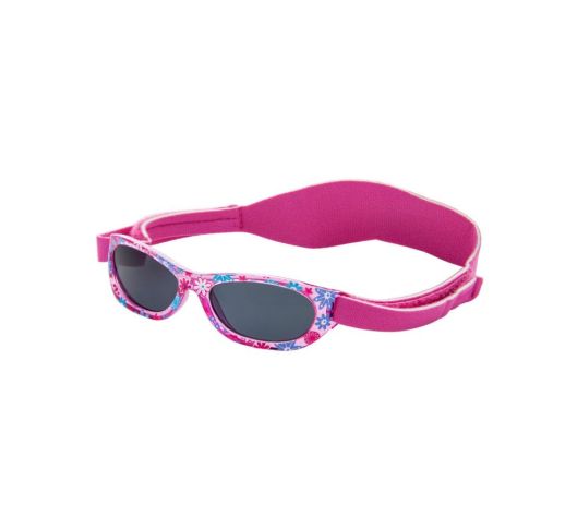 Akiniai nuo saulės kūdikiams Gėlės, nuo 0 mėn. Rožinė