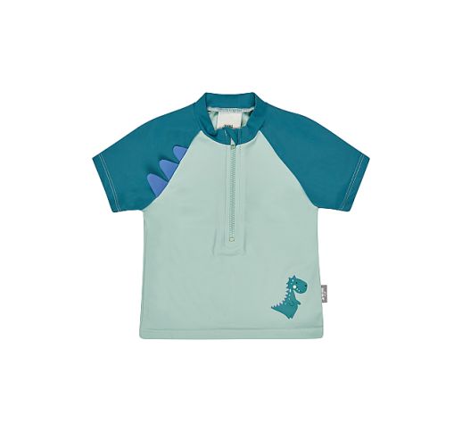 Vaiki&scaron;ki maudymosi mar&scaron;kinėliai Dino (80-116 dydžiai), trumpomis rankovėmis &Scaron;velni mėta 200