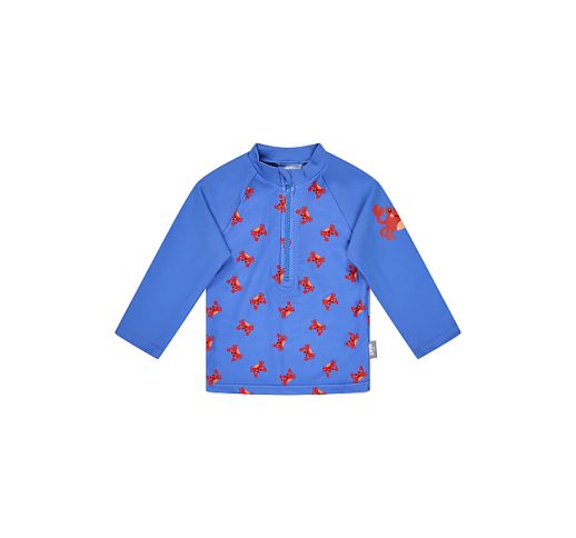 Vaiki&scaron;ki maudymosi mar&scaron;kinėliai Krabas (80-116 dydžiai), ilgomis rankovėmis Vandenyno mėlyna 308