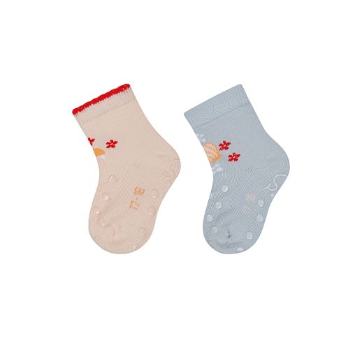 Ropojimo kojinės vaikams Vėžliukai, 2 poros (18-22 dydžiai) Baby pink 731