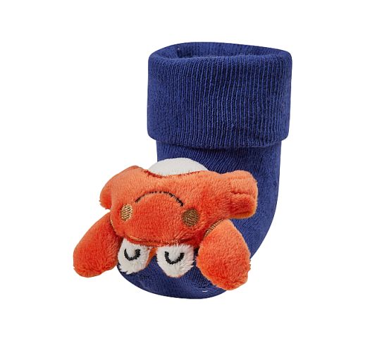 Vaiki&scaron;kos kojinės su bar&scaron;kučiu Krabas Vandenyno mėlyna 308