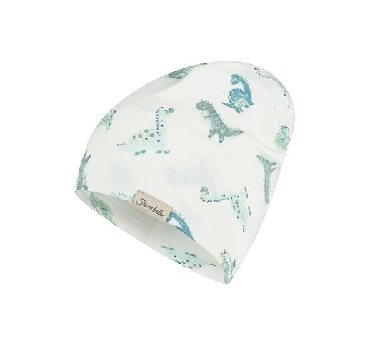 Vaiki&scaron;ka beanie kepurė  Baltas DINO pasaulis Skaisti balta 500