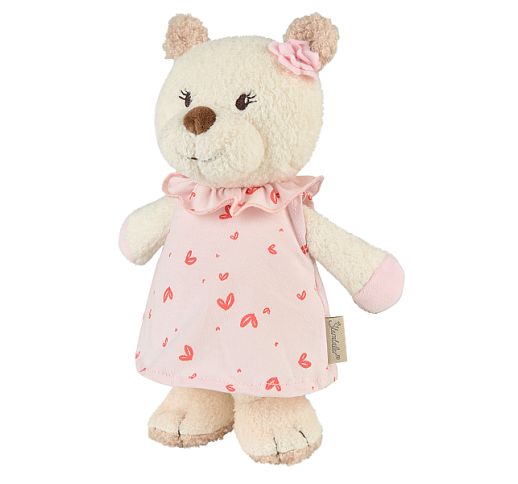 Mink&scaron;tas pliu&scaron;inis žaislas Me&scaron;kutė Betty, 24 cm Perlo balta 903