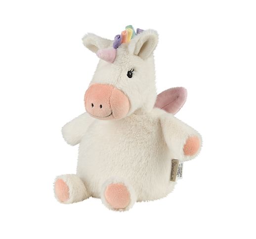 Mink&scaron;tas pliu&scaron;inis žaislas Vienaragis, 19 cm Balta 908