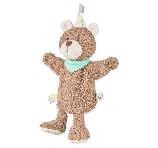 Teatro lėlė vaiko rankytei Me&scaron;kutis Bo Ry&scaron;kiai ruda 998