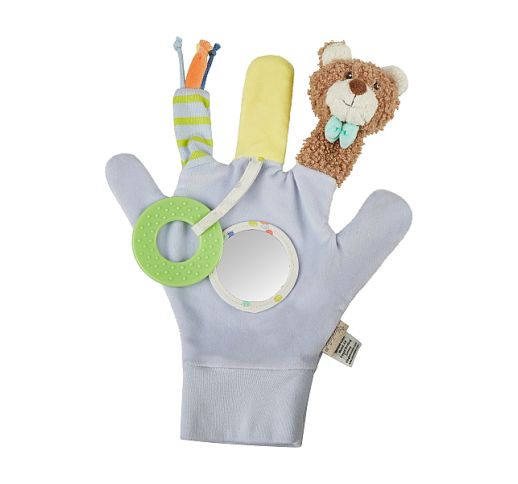 Žaidimų pir&scaron;tinė su kramtuku Me&scaron;kutis Bo &Scaron;velni melsva 398