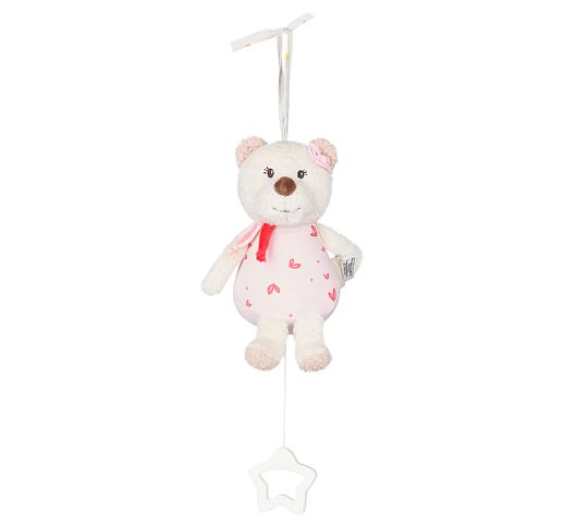 Grojantis žaislas Me&scaron;kuė Betty, 19x16 cm Perlo balta 903