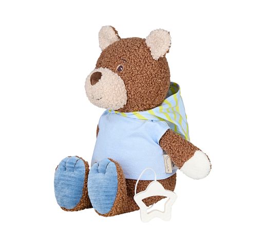 Mink&scaron;tas muzikinis žaislas Me&scaron;kutis Bob, 32 cm &Scaron;okoladinė 985