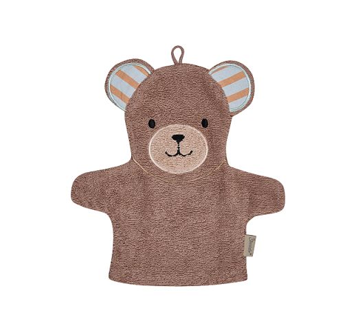 Plau&scaron;inė - teatro lėlė Me&scaron;kutis Bo 23x23 cm Ry&scaron;kiai ruda 998