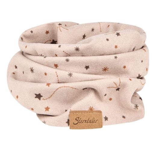 Trikotažinė kaklo mova vaikams Žvaigždynas &Scaron;velni kreminė 935