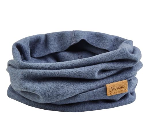 Vaiki&scaron;ka, storesnio trikotažo kaklo mova, Melanžas Jūros mėlis 306