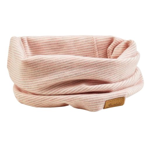 Vaiki&scaron;ka kaklo mova su pūkeliu Dryželiai Rausva lelija 703