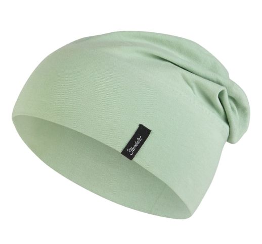 Vaiki&scaron;ka trikotažinė Beanie kepurė &Scaron;velni mėta 200