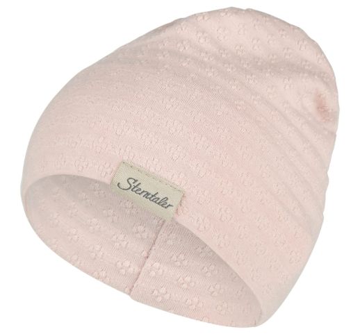 Vaiki&scaron;ka kepurė beanie Tekstūriniai ta&scaron;kučiai &Scaron;velniai rausva 707