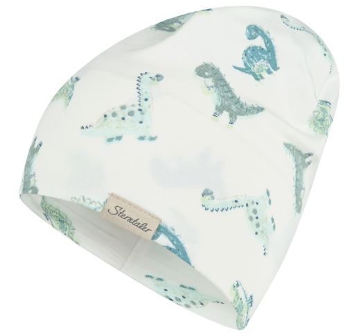 Vaiki&scaron;ka beanie kepurė  Baltas DINO pasaulis Skaisti balta 500