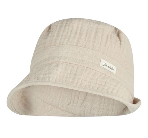 Vasari&scaron;ka panama kepurė vaikams ONE colour &Scaron;velni kreminė 935