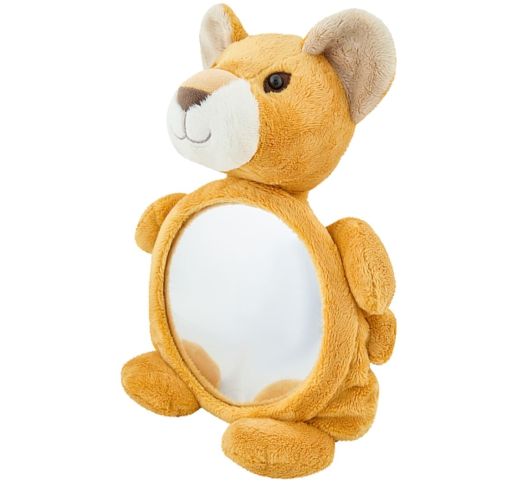 Vaiki&scaron;kas veidrodėlis-žaisliukas Leo, 40 cm Geltona 115