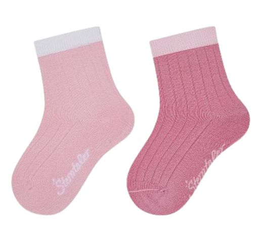 Modalo vaiki&scaron;kos kojinės, 2 poros (18-30 dydžiai) Lelijų rausva 724