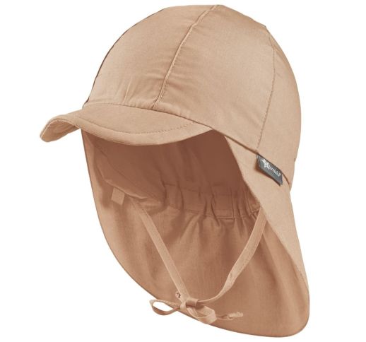 Vaiki&scaron;ka kepurė su kaklo apsauga ONE colour Pilk&scaron;vai smėlinė 931