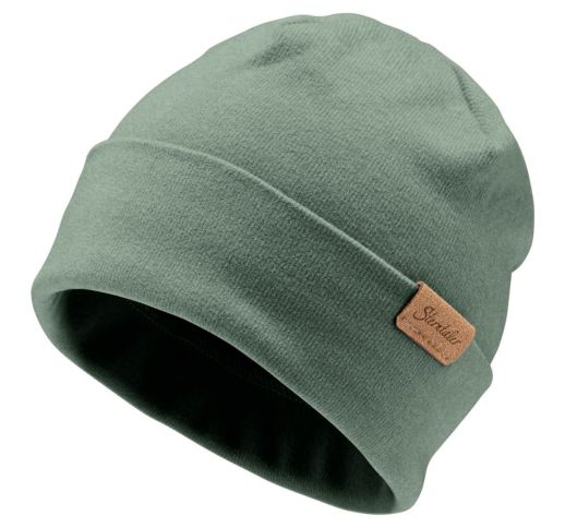 Kepurė vaikams Vienspalvė Beanie, vienguba, rudeniui/pavasariui Samanų žalia 275