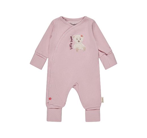 &Scaron;liaužtinukai - kombinezonas kūdikiams Little bear Betty Lelijų rausva 724