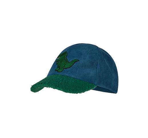 Vaiki&scaron;ka beisbolo kepurė Velvetinis Dino Mėlyna 355