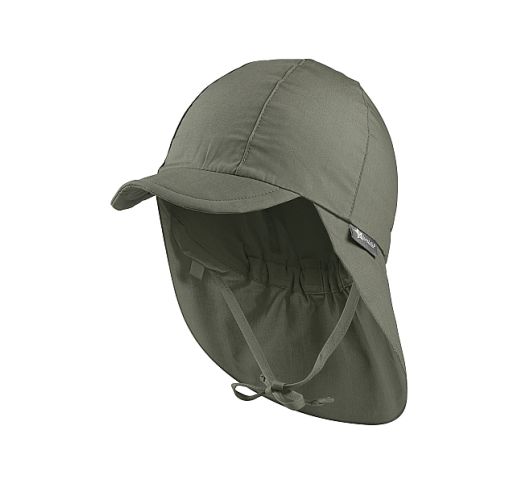 Vaiki&scaron;ka kepurė su kaklo apsauga ONE colour Samanų žalia 275