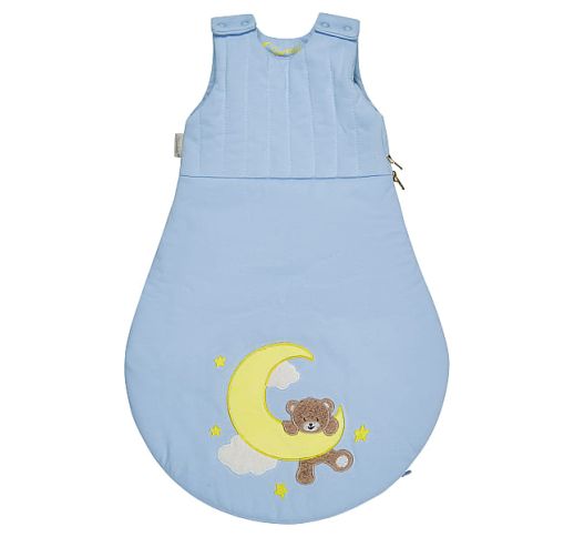 Miegmai&scaron;is kūdikiui BABY Me&scaron;kutis Bo 62/68 cm, 3,5 TOG &Scaron;velni melsva 398