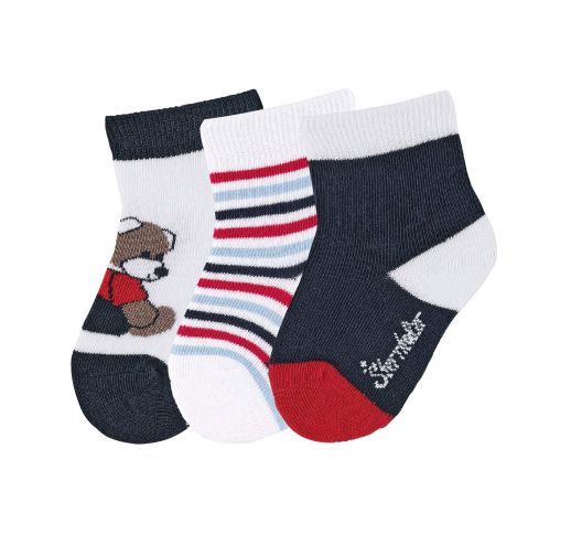 Plonos kojinės kūdikiams "Meškutis", 3 poros 