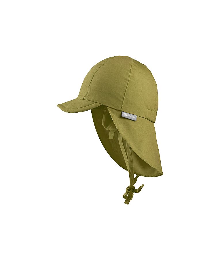 Vaiki&scaron;ka kepurė su kaklo apsauga ONE colour Žalsva 248 3