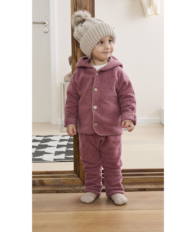 &Scaron;iltos fliso kelnės vaikams Antikinė rausva 749 6