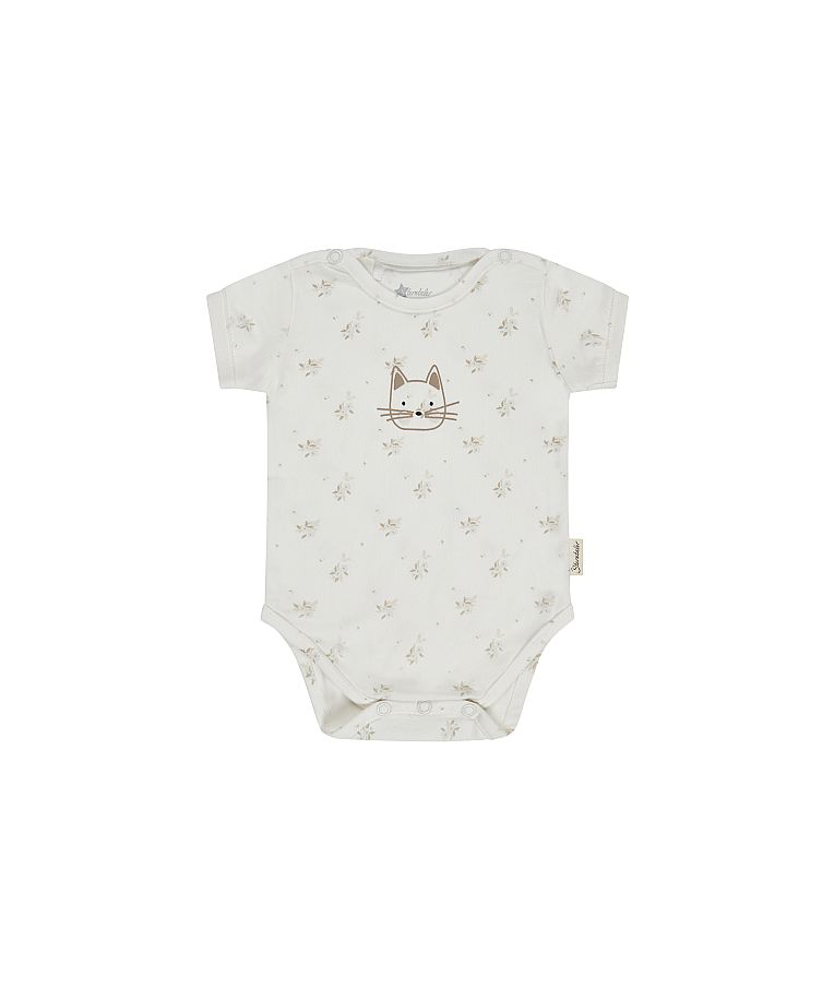 Bodis trumpomis rankovėmis Lilly 50-86 cm. Balta 908 1
