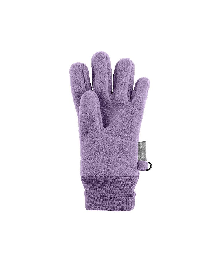 Viengubos pirštuotos mikroflysinės pirštinės vaikams Violetinė 601 4
