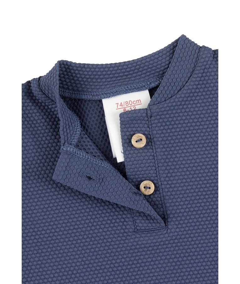 Maudymosi marškinėliai trumpomis rankovėmis Palmės ( 80-116 dydžiai) Mėlyna 355 4