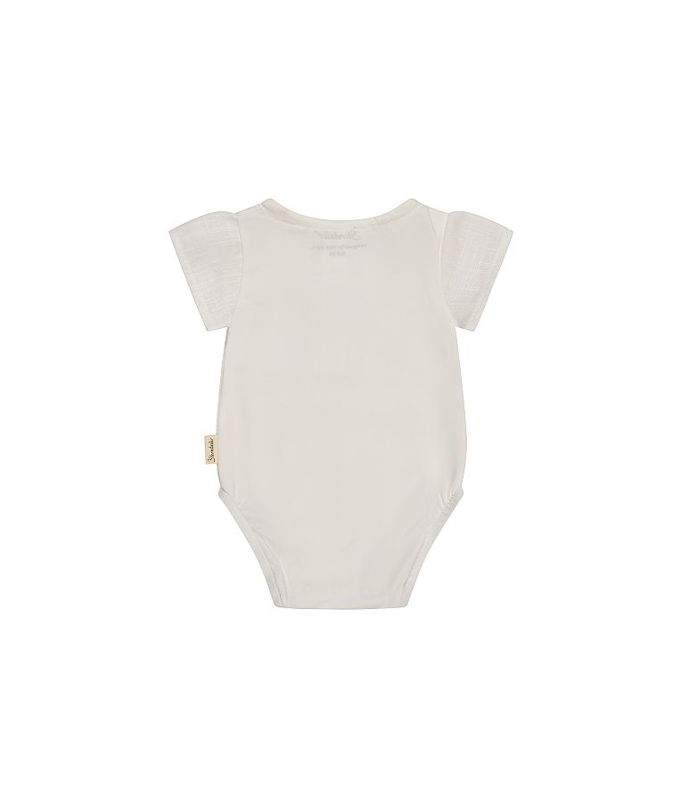 Kūdikių smėlinukas trumpomis rankovėmis Muslinas Balta 908 2