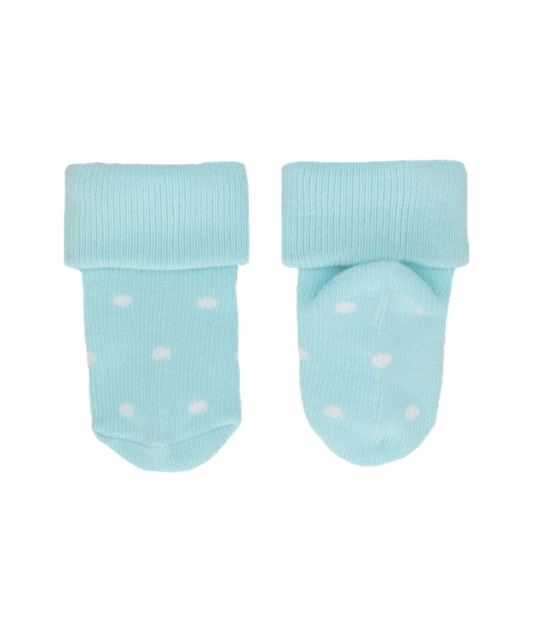 Kojinės kūdikiams dovanų dėžutėje Juostelė, 3 poros (0-4 mėn.) Skaisti balta 500 7