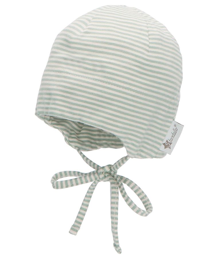Vienguba trikotažinė kepurė kūdikiams Dryžuota Žalia 270 3