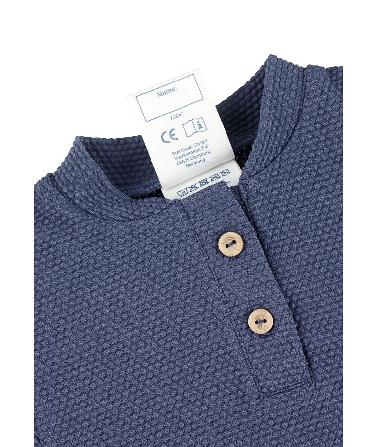 Maudymosi marškinėliai trumpomis rankovėmis Palmės ( 80-116 dydžiai) Mėlyna 355 5