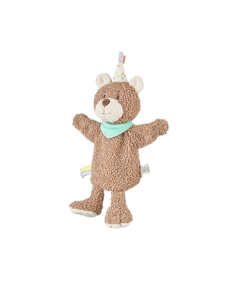 Teatro lėlė vaiko rankytei Me&scaron;kutis Bo Ry&scaron;kiai ruda 998 1