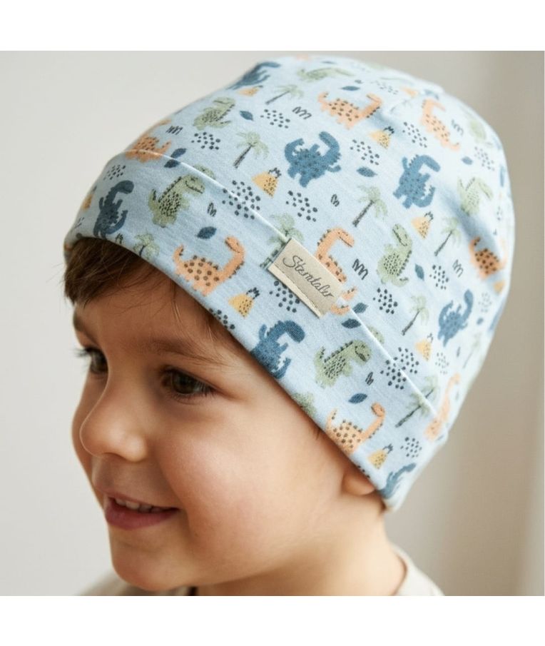 Beanie vaiki&scaron;ka kepurė Dino parkas Dangaus melsvumas 313 6