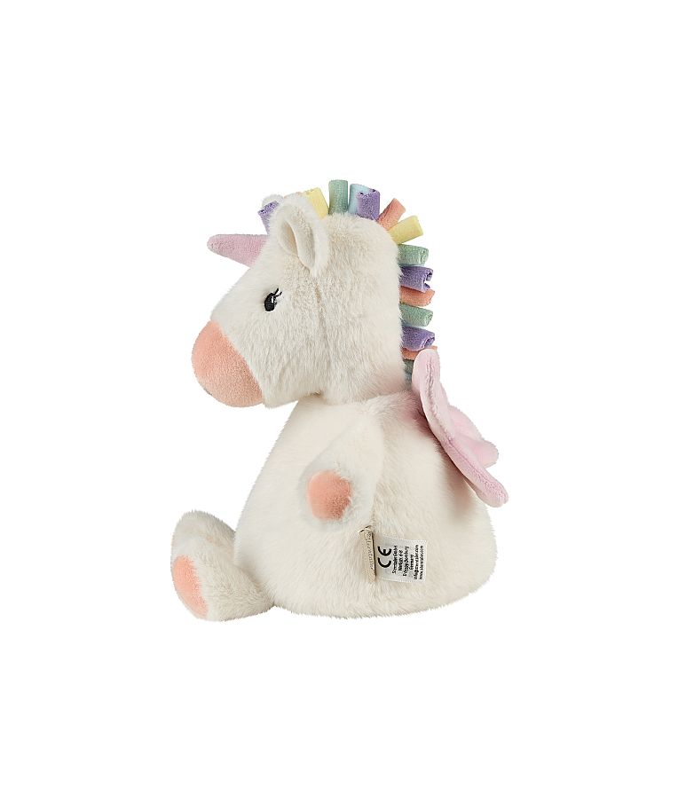 Mink&scaron;tas pliu&scaron;inis žaislas Vienaragis, 19 cm Balta 908 4