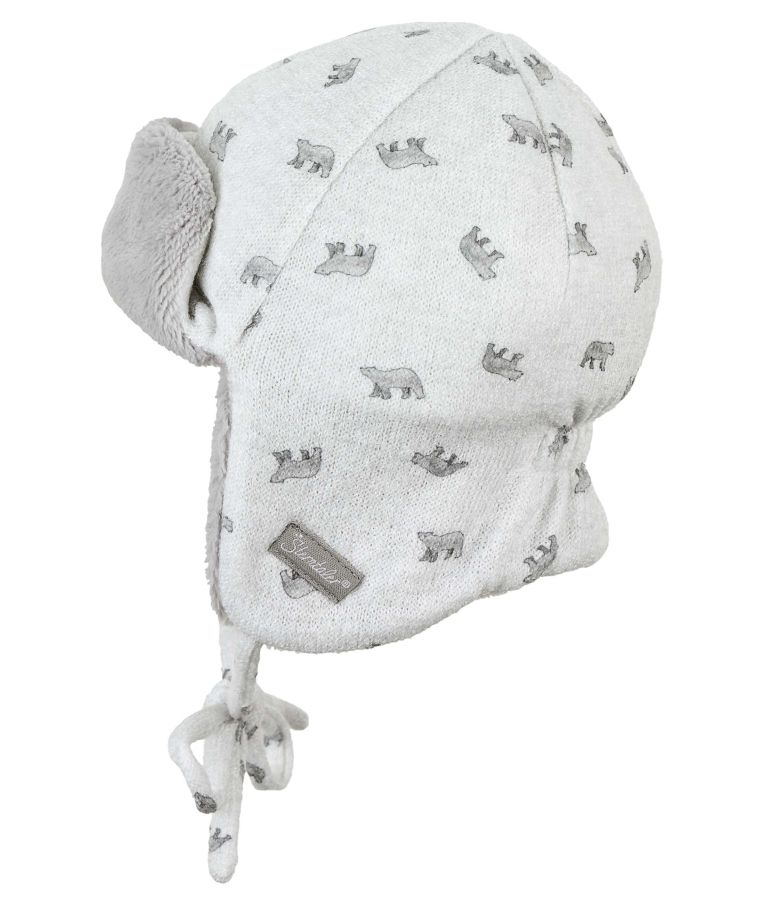 Žieminė kepurė kūdikiams ir vaikams Poliarinė meška, medkirčio tipo Smėlio pilka 534 2