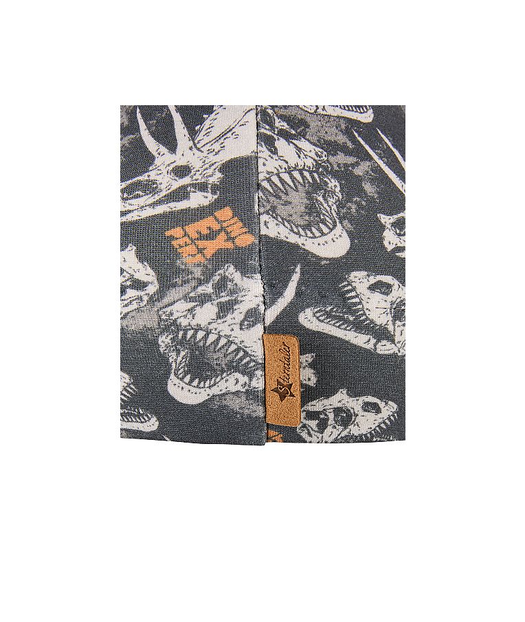 Vaiki&scaron;ka beanie kepurė Dino Expert Granito pilka 577 4