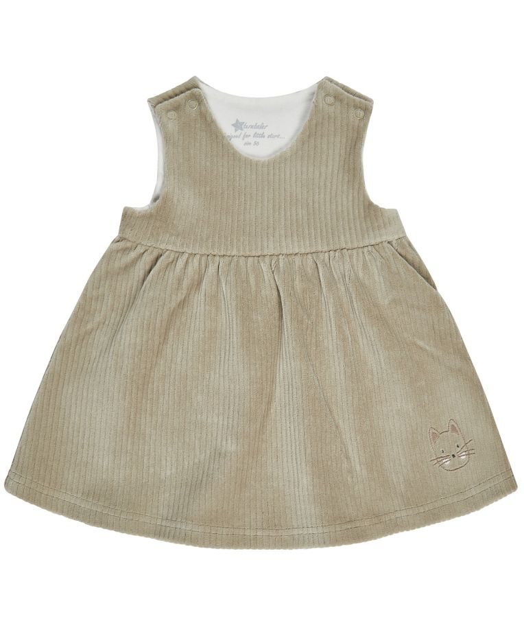 Vaiki&scaron;ka suknelė Lilly 56-86 cm. Kreminė žalia 502 3