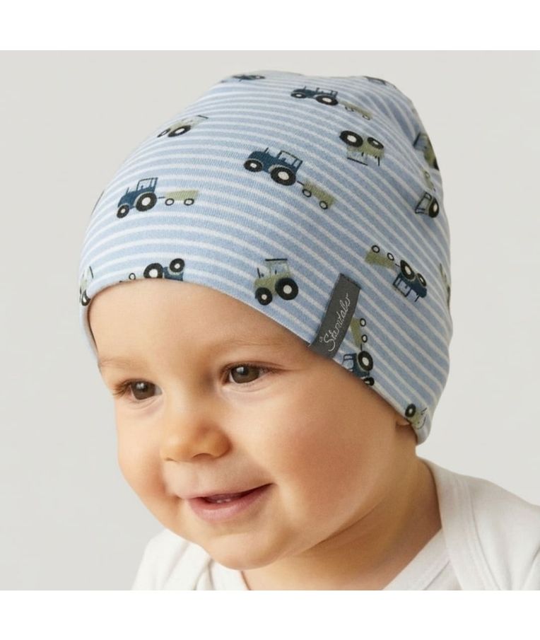 Vaiki&scaron;ka beanie kepurė &bdquo;Traktoriukas Dangaus melsvumas 313 6