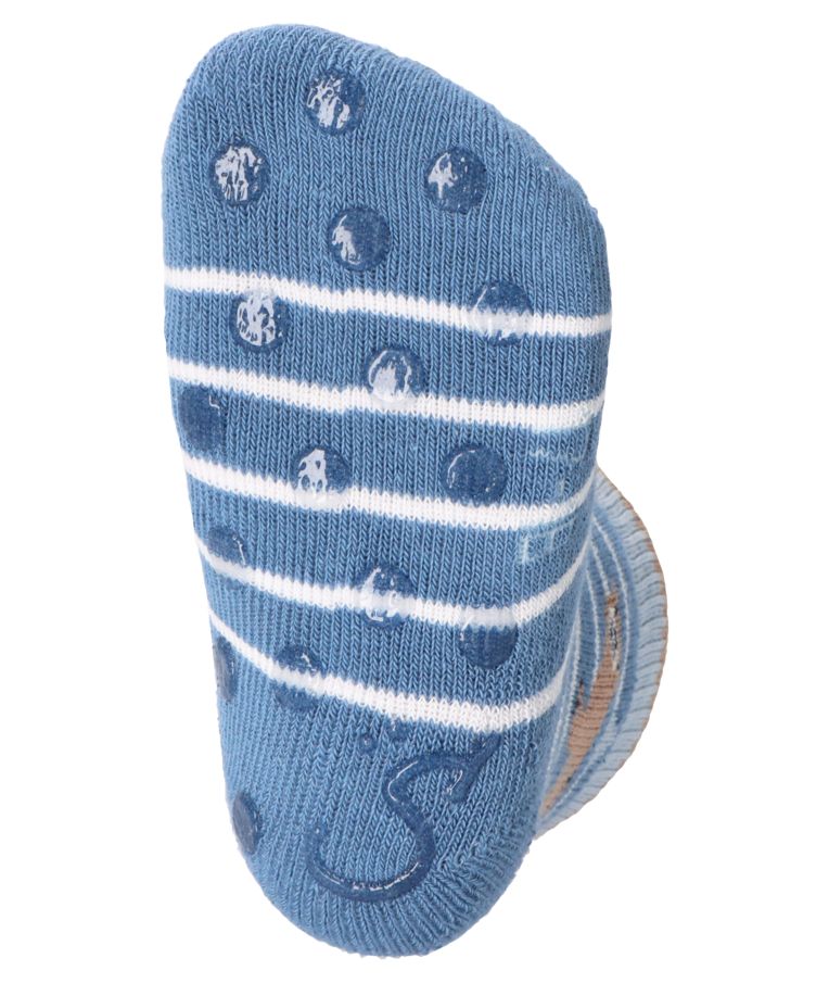 Ropojimo kojinės vaikams Gyvūnai, frotinės, 2 poros (18-22 dydžiai) Šviesiai mėlyna 318 7