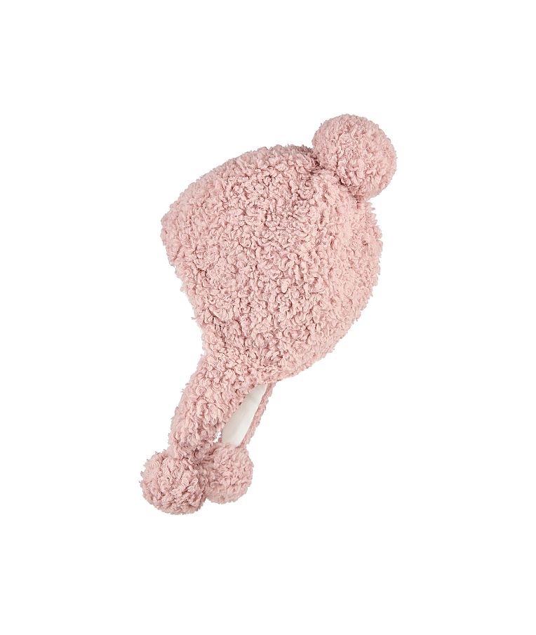 Vaiki&scaron;ka inka kepurė su bumbulu Teddy &Scaron;velniai rausva 707 3