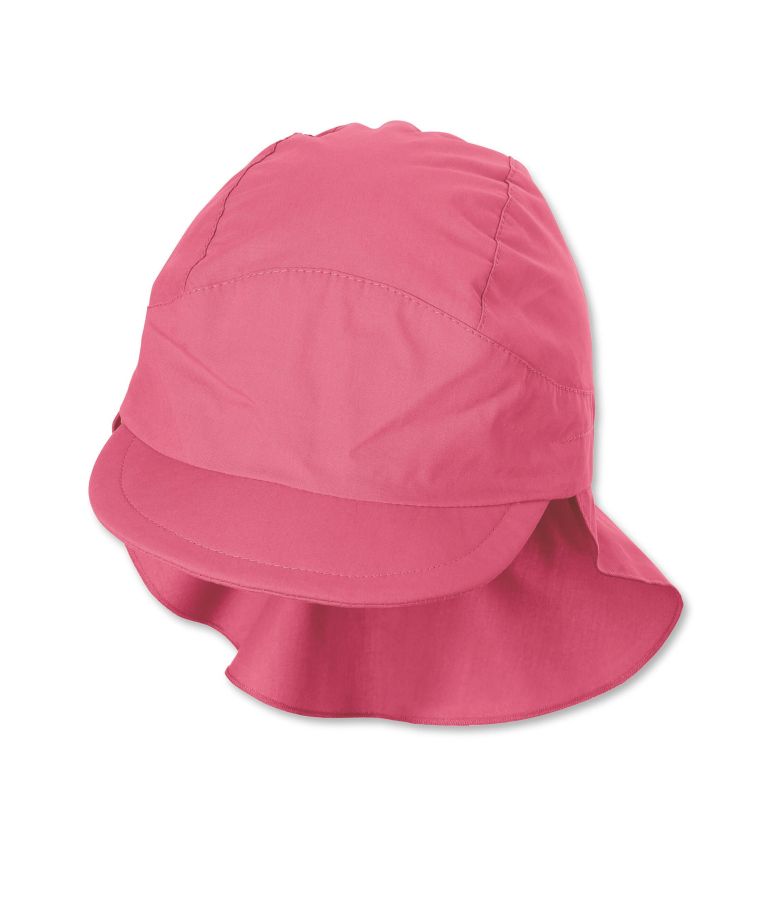 Vasarinė kepurė vaikams su kaklo apsauga One colour Prigesinta rožinė 835 1