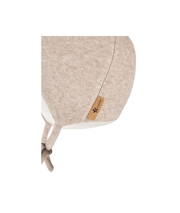 Kepurė kūdikiams, su rai&scaron;teliais &Scaron;velnumas Žaliai ruda 995 4